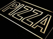 Large Letters Pizza LED Light Sign - LED Gift Works