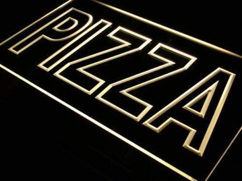 Large Letters Pizza LED Light Sign - LED Gift Works