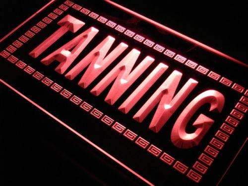 Large Letters Tanning LED Light Sign - LED Gift Works