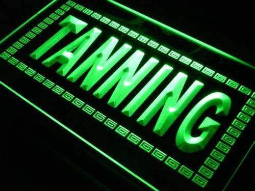 Large Letters Tanning LED Light Sign - LED Gift Works