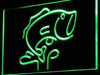 Large Mouth Bass Fish LED Light Sign - Way Up Gifts