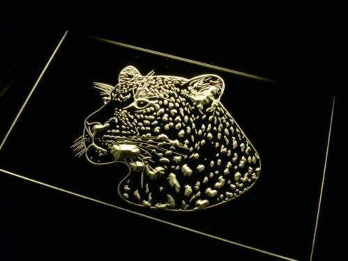 Leopard LED Light Sign - LED Gift Works