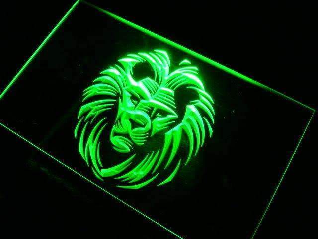 Lion Head LED Light Sign - Way Up Gifts