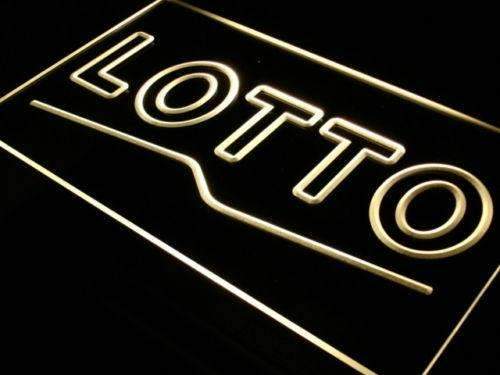 Lotto Lottery LED Light Sign - Way Up Gifts