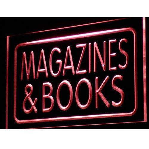 Magazines Book Shop LED Light Sign - LED Gift Works