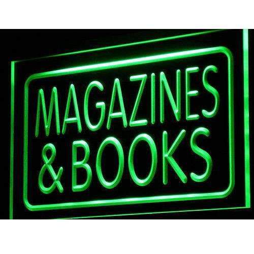 Magazines Book Shop LED Light Sign - LED Gift Works