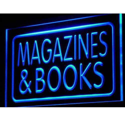 Magazines Book Shop LED Light Sign - LED Gift Works
