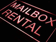 Mailbox Rental LED Light Sign - LED Gift Works