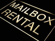 Mailbox Rental LED Light Sign - LED Gift Works