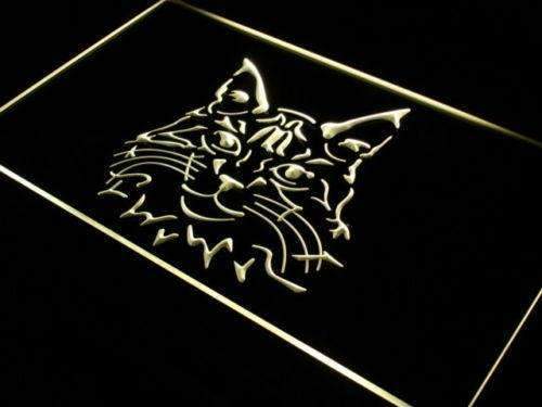 Maine Coon Cat LED Light Sign - Way Up Gifts
