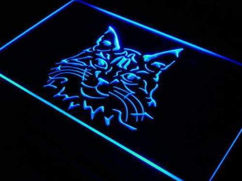 Maine Coon Cat LED Light Sign - LED Gift Works