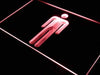 Male Mens Restroom LED Light Sign - Way Up Gifts