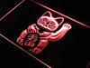Maneki Neko Lucky Cat Charm LED Light Sign - Way Up Gifts