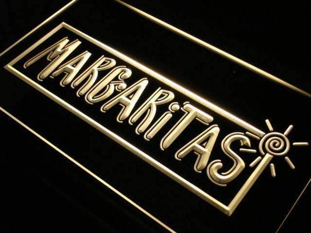 Margaritas LED Light Sign - LED Gift Works