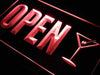 Martinis Bar Open LED Light Sign - Way Up Gifts
