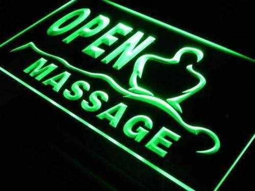 Massage Open LED Light Sign - Way Up Gifts