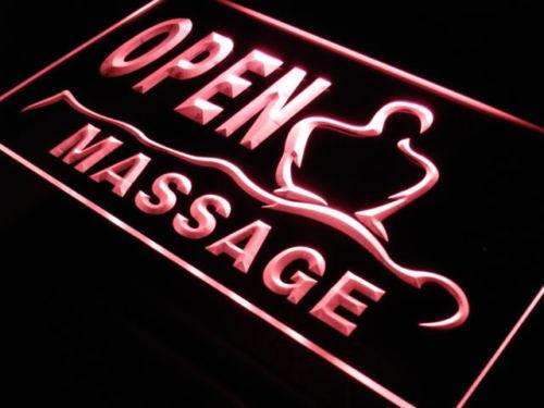 Massage Open LED Light Sign - Way Up Gifts