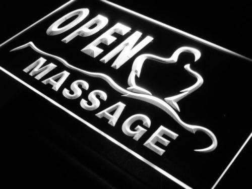 Massage Open LED Light Sign - Way Up Gifts