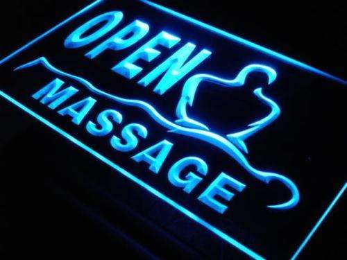 Massage Open LED Light Sign - Way Up Gifts