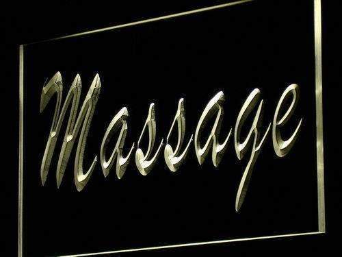 Massage Services LED Light Sign - LED Gift Works