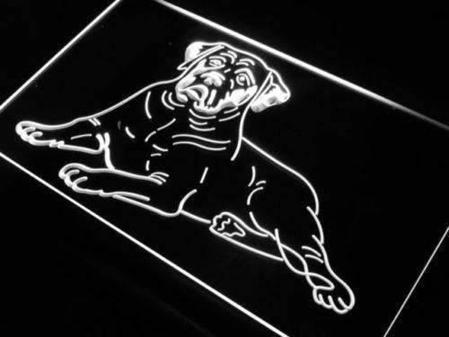 Mastiff Dog LED Light Sign - LED Gift Works