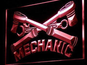 Mechanic LED Light Sign - LED Gift Works