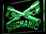 Mechanic LED Light Sign - LED Gift Works