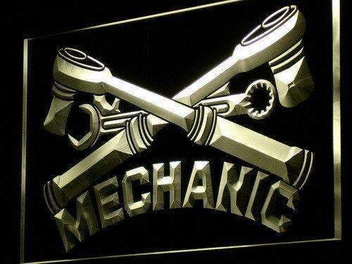 Mechanic LED Light Sign - Way Up Gifts