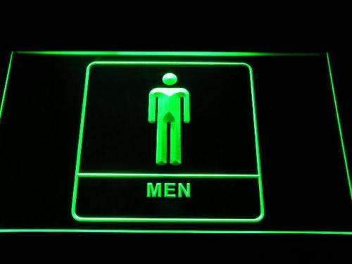 Men Washroom Restroom LED Light Sign - Way Up Gifts