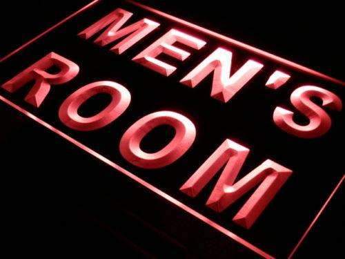 Mens Room Restrooms LED Light Sign - Way Up Gifts