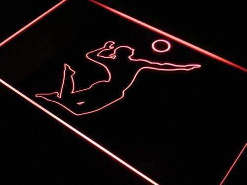 Mens Sand Volleyball LED Light Sign - Way Up Gifts