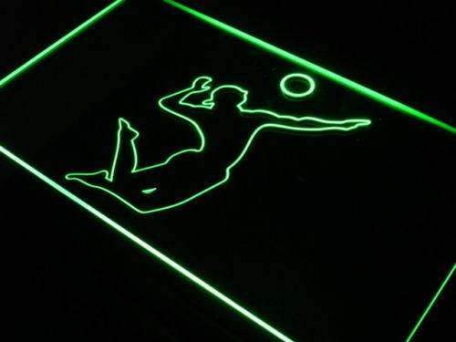 Mens Sand Volleyball LED Light Sign - Way Up Gifts