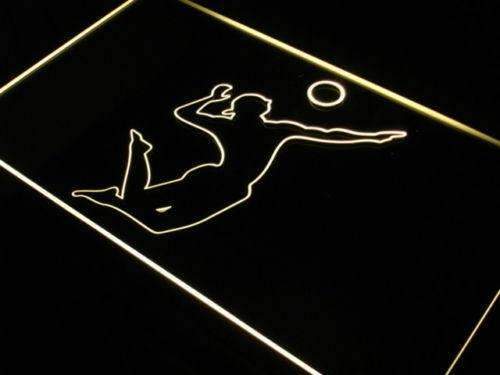 Mens Sand Volleyball LED Light Sign - Way Up Gifts