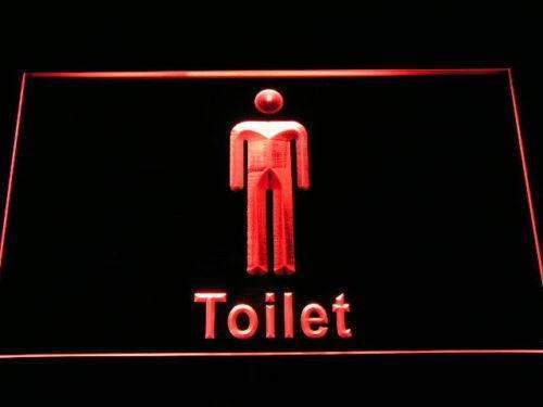 Mens Toilet Restroom LED Light Sign - Way Up Gifts