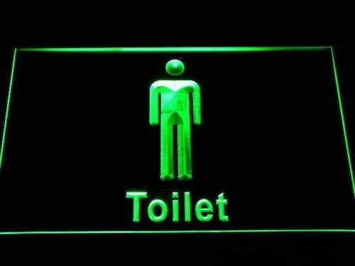 Mens Toilet Restroom LED Light Sign - Way Up Gifts
