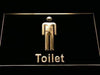 Mens Toilet Restroom LED Light Sign - Way Up Gifts
