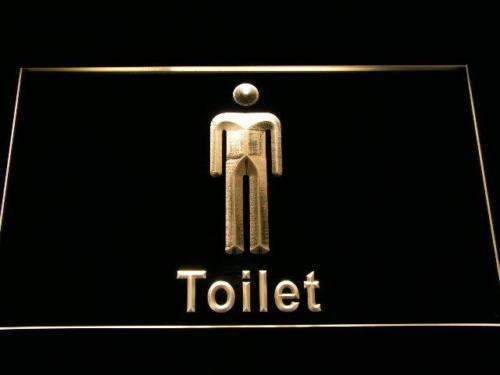 Mens Toilet Restroom LED Light Sign - Way Up Gifts