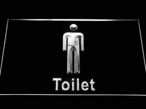 Mens Toilet Restroom LED Light Sign - Way Up Gifts