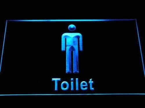 Mens Toilet Restroom LED Light Sign - Way Up Gifts