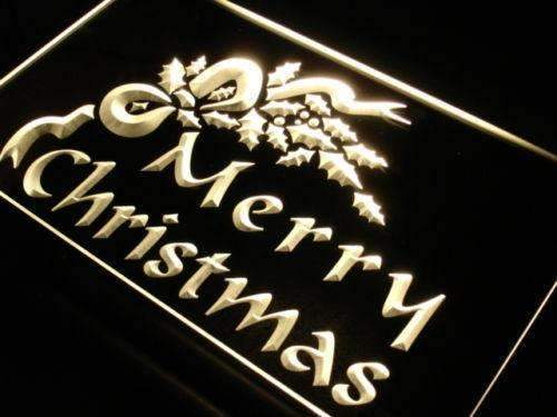 Merry Christmas Decor LED Light Sign - Way Up Gifts