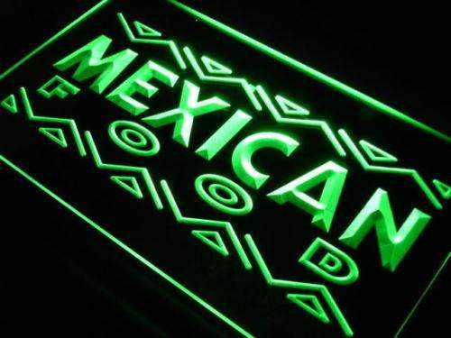 Mexican Food LED Light Sign - LED Gift Works