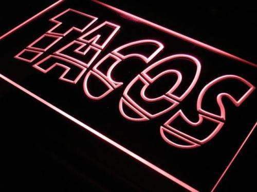 Mexican Tacos LED Light Sign - LED Gift Works
