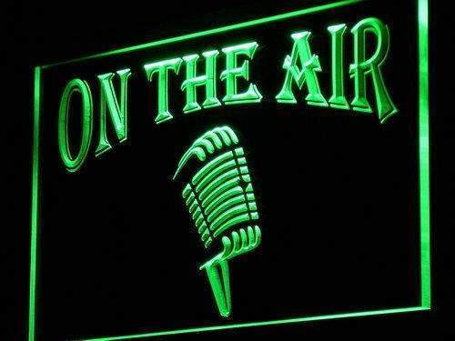 Microphone On the Air LED Light Sign - Way Up Gifts