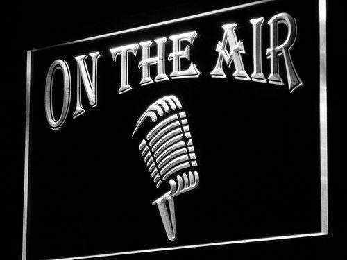 Microphone On the Air LED Light Sign - Way Up Gifts