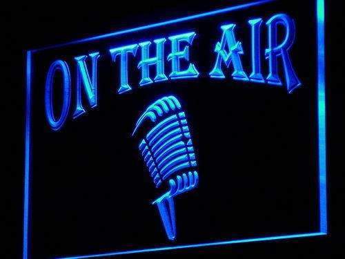 Microphone On the Air LED Light Sign - Way Up Gifts