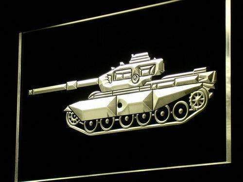 Military Tank LED Light Sign - LED Gift Works