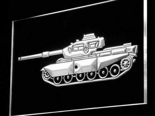 Military Tank LED Light Sign - LED Gift Works