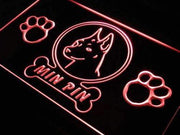 Miniature Pinscher Min Pin LED Light Sign - LED Gift Works