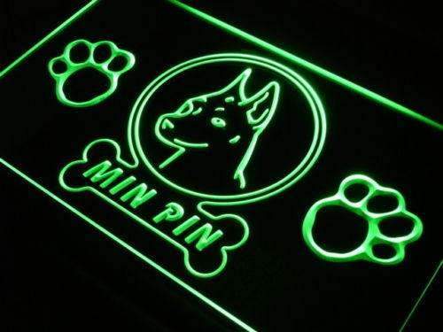 Miniature Pinscher Min Pin LED Light Sign - LED Gift Works