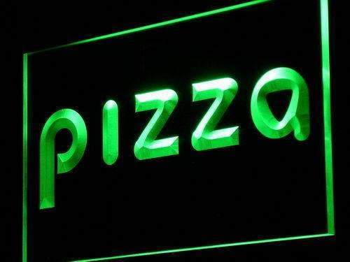 Modern Pizza LED Light Sign - LED Gift Works